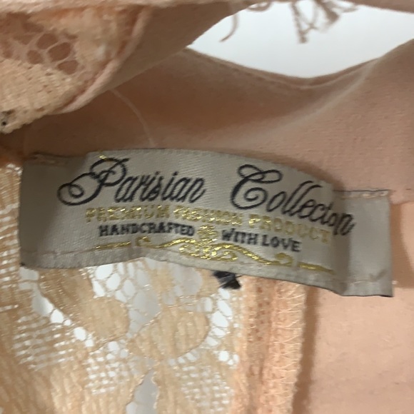 Blush Lace Mini Dress - Picture 4 of 6